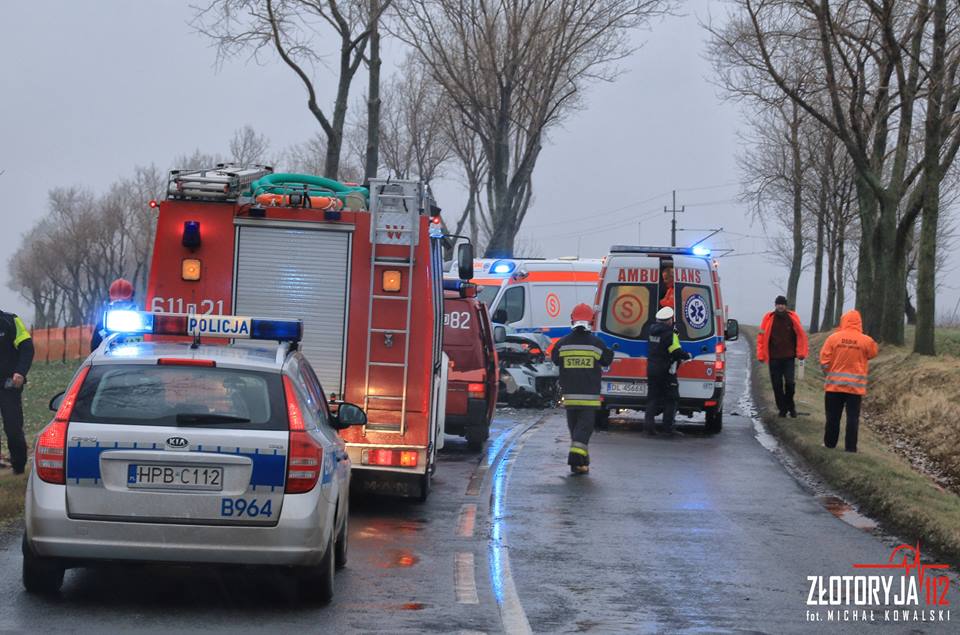 ZŁOTORYJA/LEGNICA. Zderzyły się trzy samochody
