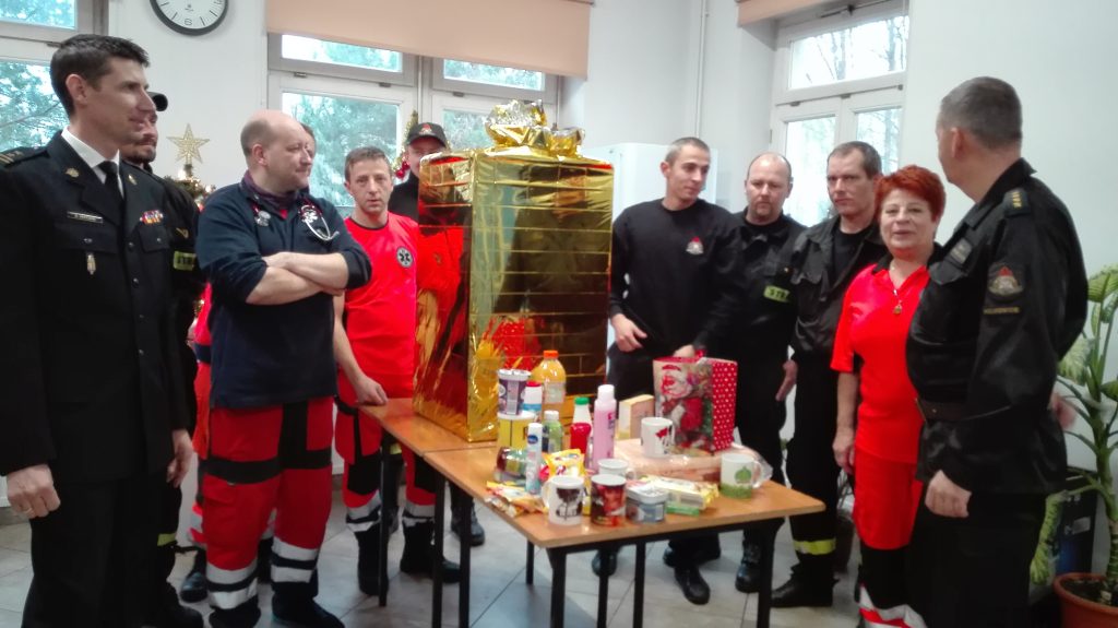 POLKOWICE. Dary urzędników, strażaków i ratowników (WIDEO)