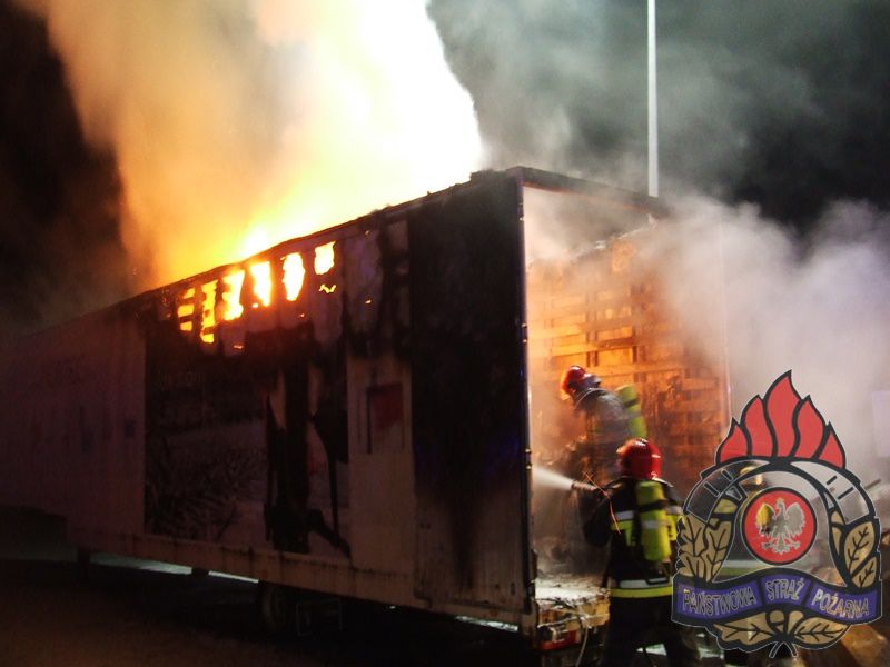 GMINA MĘCINKA. Groźny pożar na stacji benzynowej