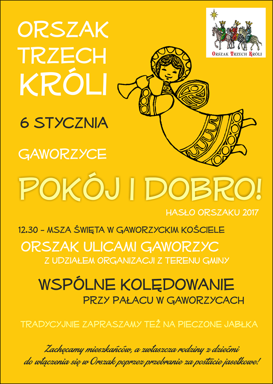 GAWORZYCE. Królewski orszak i pieczone jabłka