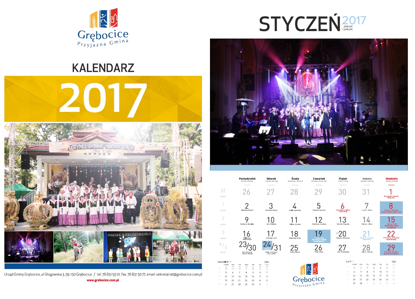 GRĘBOCICE. Mieszkańcy dostaną gminne kalendarze