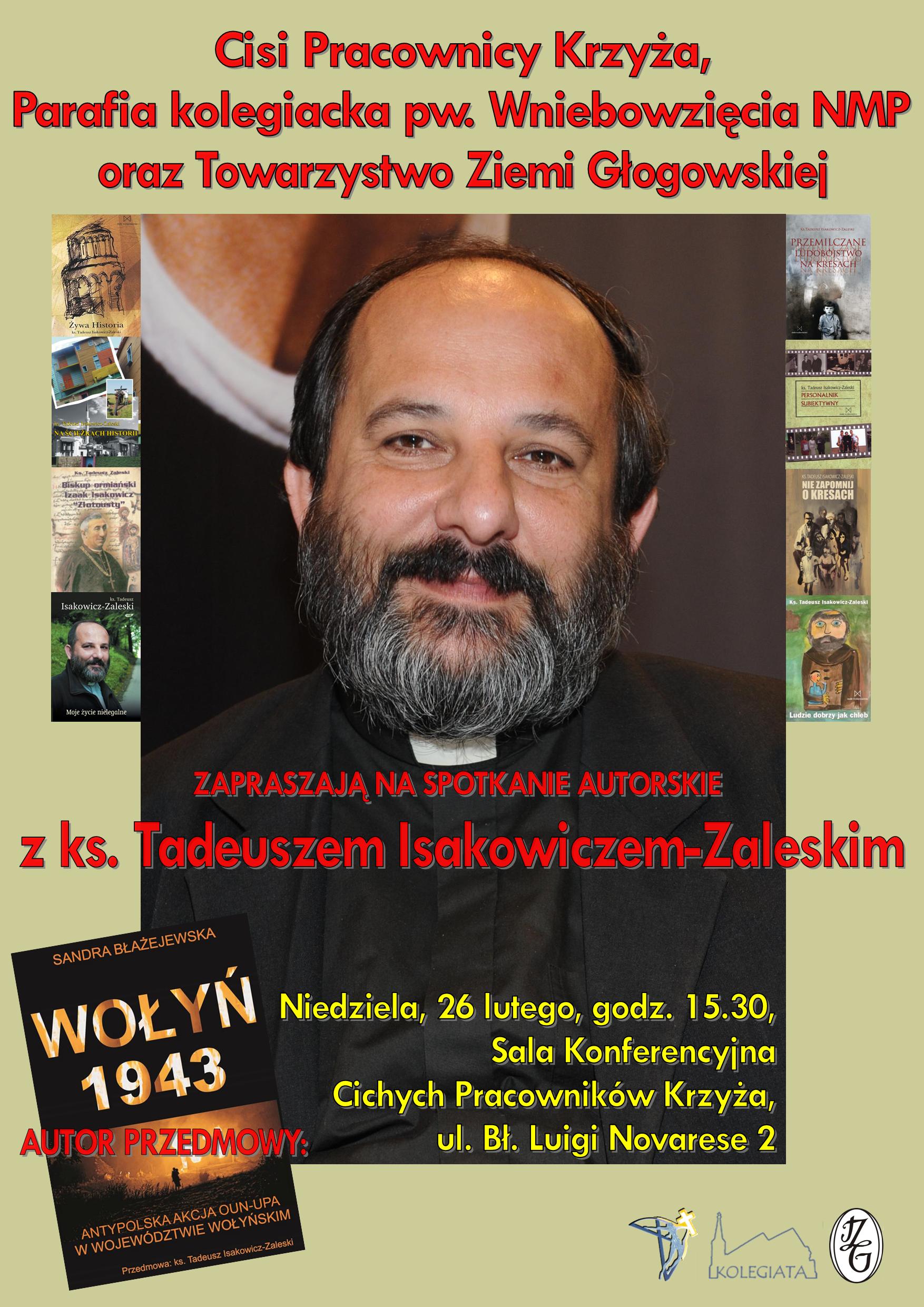 Ks. Isakowicz-Zaleski spotka się z głogowianami