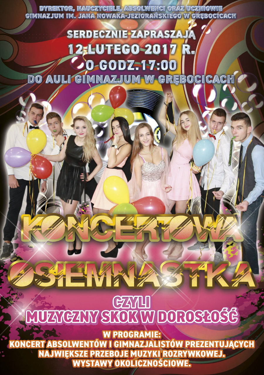 Przed likwidacją gimnazjum urządzi osiemnastkę