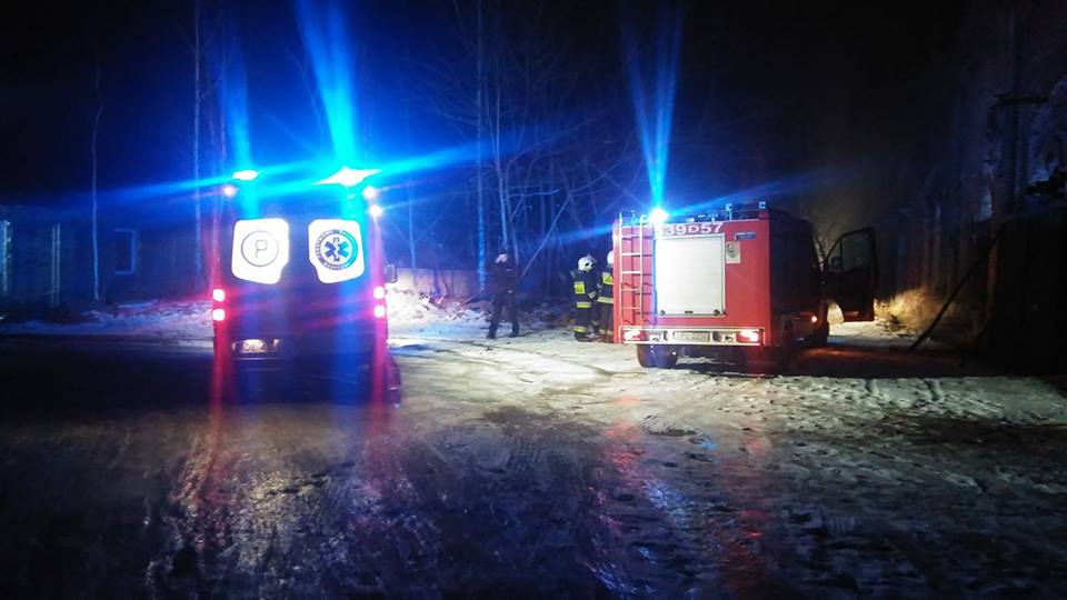 Spadł z dachu starej odlewni