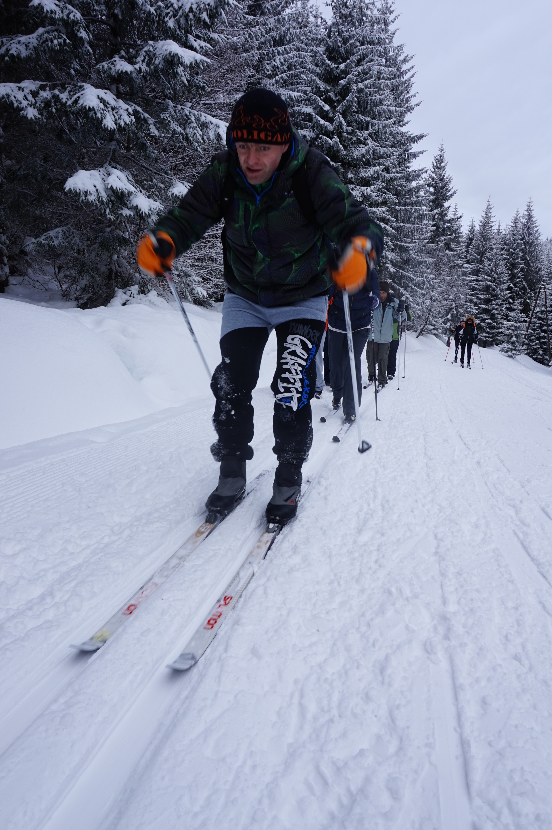 W ramach rehabilitacji społecznej zjeżdżali na nartach