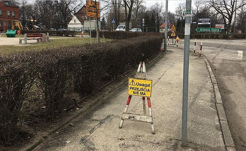 Utrudnienia w centrum Jawora