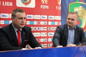 Paweł Kościółek (Miedź) i Kacper Grzebiela (Wicar Taxi). Fot. Paweł Pawlucy