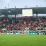 2016.03.13 Lubin Pilka Nozna Ekstraklasa sezon 2015/2016 KGHM Zaglebie Lubin - Pogon Szczecin N/z fani kibice doping oprawa race Zaglebie Foto Pawel Andrachiewicz / Foto Andrus