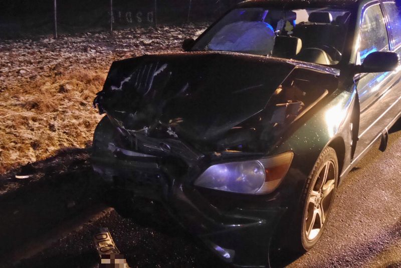 Czołowe zderzenie między Lubinem a Krzeczynem