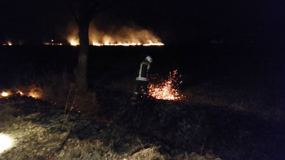 Gorący wieczór przemkowskich strażaków