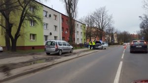 Potrącenie rowerzysty [Fot Daniel Śmiłowski]
