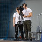 2016.12.17 Lubin Pilka reczna Mecz towarzyski sparing sezon 2016/2017 MKS Zaglebie Lubin - Korea Poludniowa N/Z TV Regionalna operator kamera Foto Pawel Andrachiewicz / Foto Andrus