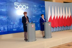 Beata Szydło Elżbieta Rafalska 500 plus