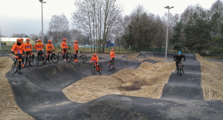 Polkowicki pumptrack już czeka na rowerowe popisy