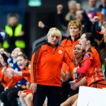 2017.04.26 Lubin Pilka reczna PGNiG Superliga Kobiet sezon 2016/2017 Metraco Zaglebie Lubin - Vistal Gdynia N/Z radosc Zaglebie z remisu Foto Pawel Andrachiewicz / Foto Andrus