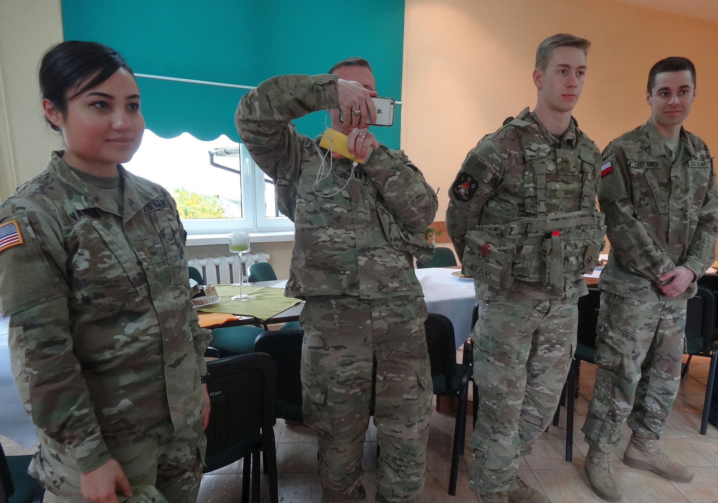 Amerykańscy żołnierze w legnickim ogólniaku