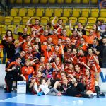 2017.05.17 Gdynia Pilka reczna PGNiG Superliga Kobiet sezon 2016/2017 Vistal Gdynia - Metraco Zaglebie Lubin N/Z radosc dekroacja puchar Zaglebie wicemistrz Foto Pawel Andrachiewicz / PressFocus 2017.05.17 Gdynia Handball PGNiG Superliga women season 2016/2017 Vistal Gdynia - Metraco Zaglebie Lubin radosc dekroacja puchar Zaglebie wicemistrz Photo Pawel Andrachiewicz / PressFocus