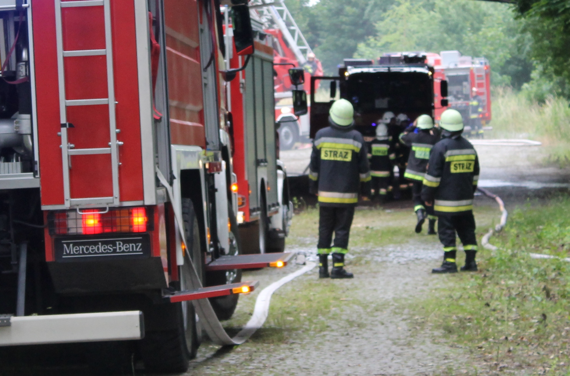 Pożar u Kaczora. Nikomu nic się nie stało