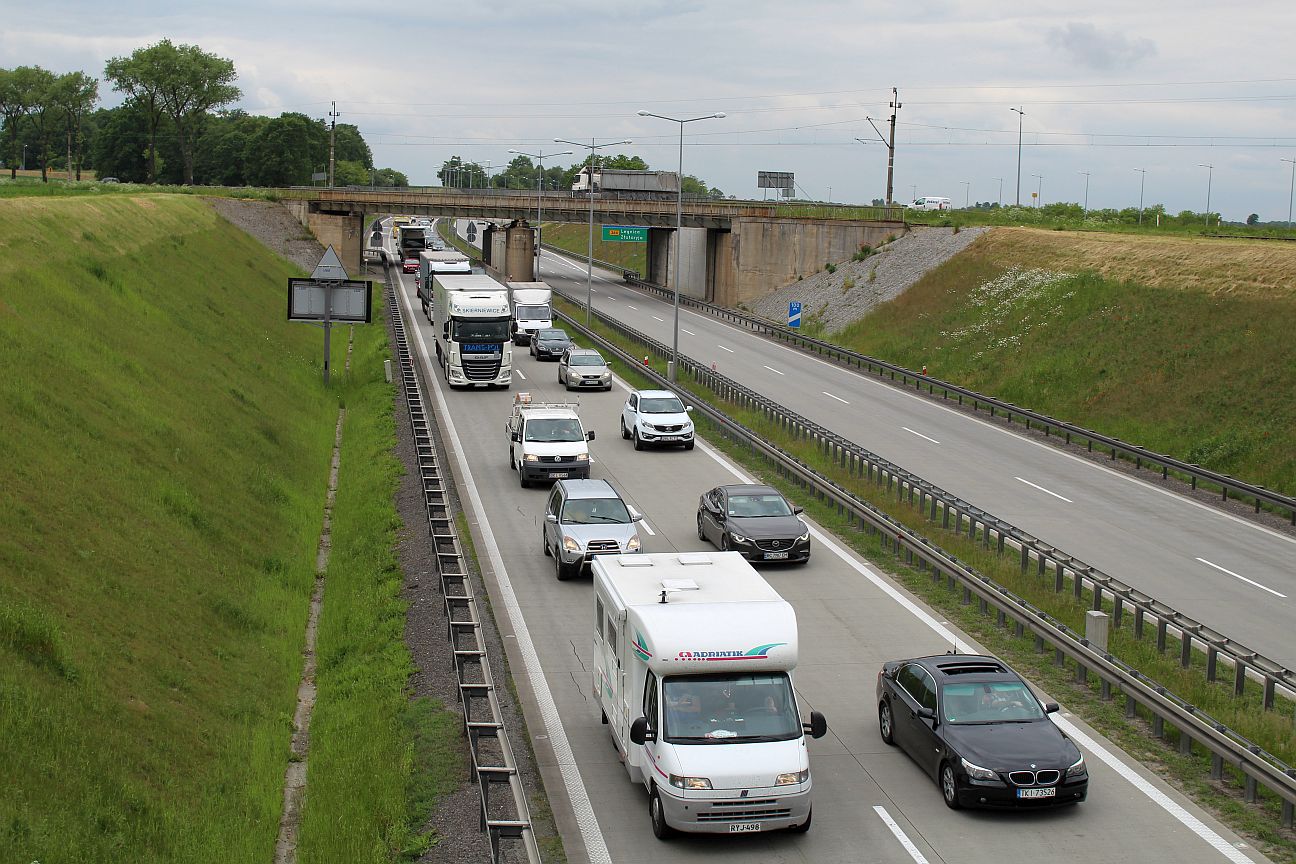 Karambol na A4. Autostrada zablokowana