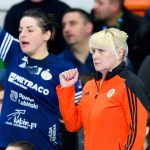 2017.04.26 Lubin Pilka reczna PGNiG Superliga Kobiet sezon 2016/2017 Metraco Zaglebie Lubin - Vistal Gdynia N/Z Bozena Karkut (trener, head coach) Foto Pawel Andrachiewicz / Foto Andrus