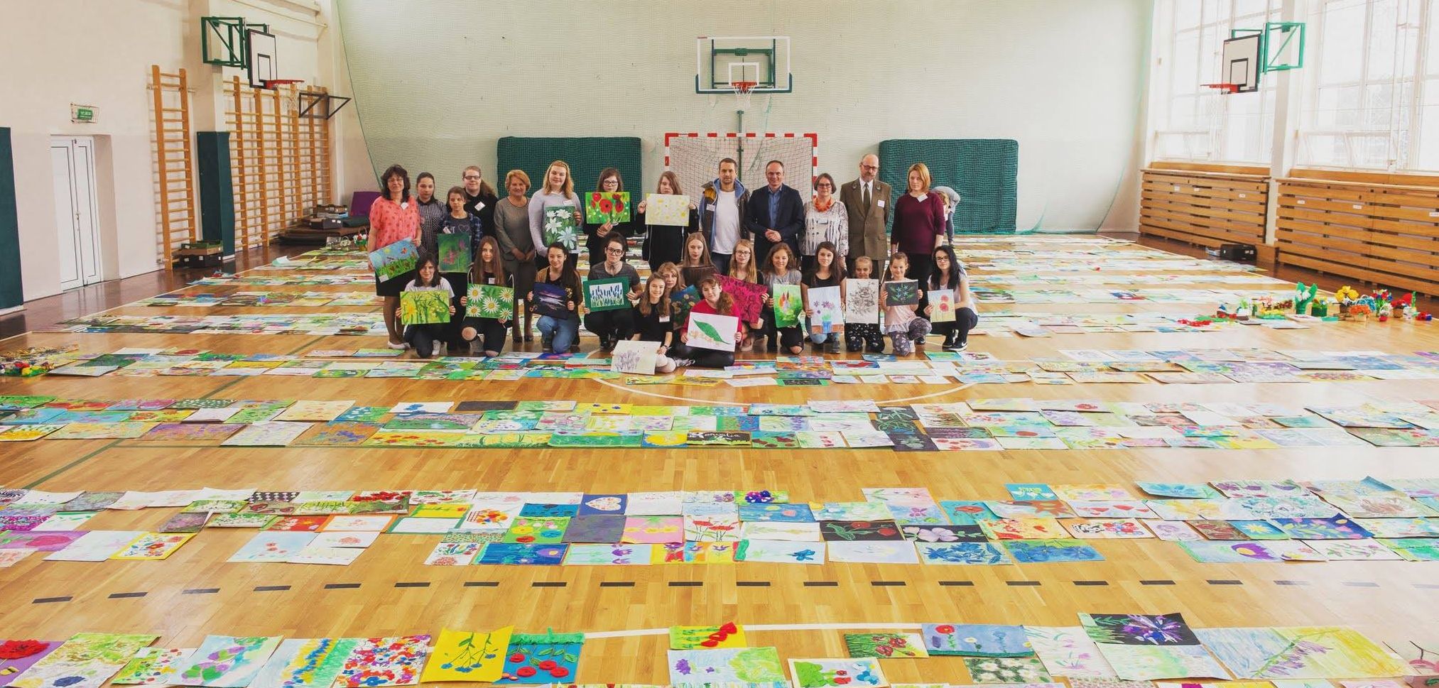 Plastycznie o polnych i leśnych kwiatach