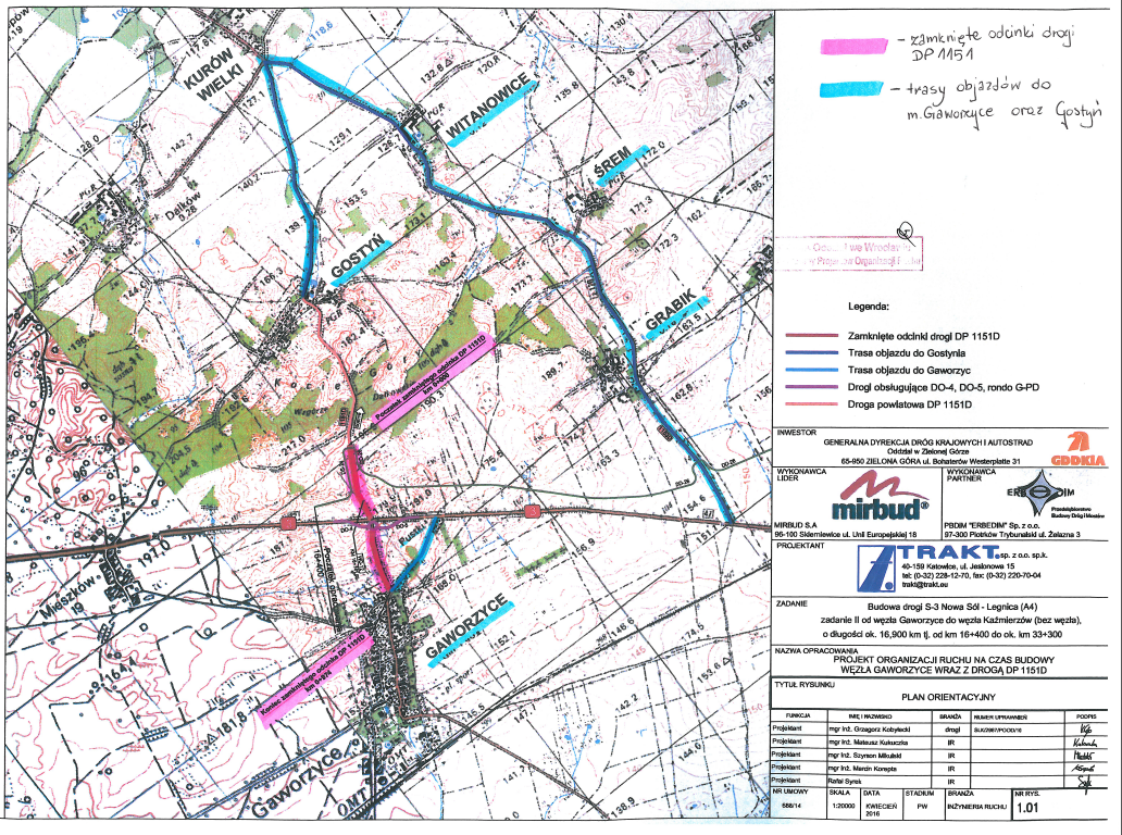 Budowa S3 – zmiany w ruchu na terenie gminy Gaworzyce
