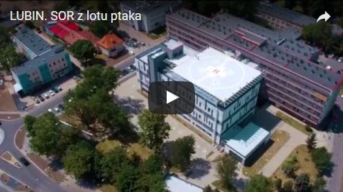 Z lotu ptaka: lubiński SOR – jeden z nielicznych w Polsce (WIDEO)