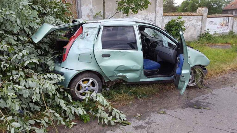 Punto rozbite wieczorową porą (FOTO)