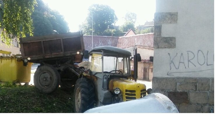 Ciągnikiem w transformator