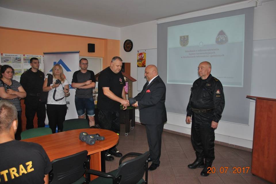 Kamery termowizyjne dla ochotników z powiatu głogowskiego