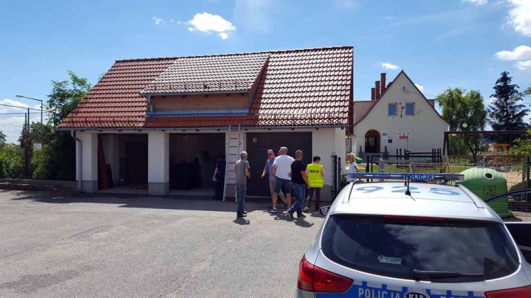 Ktoś chciał podpalić publiczne mienie? (WIDEO)