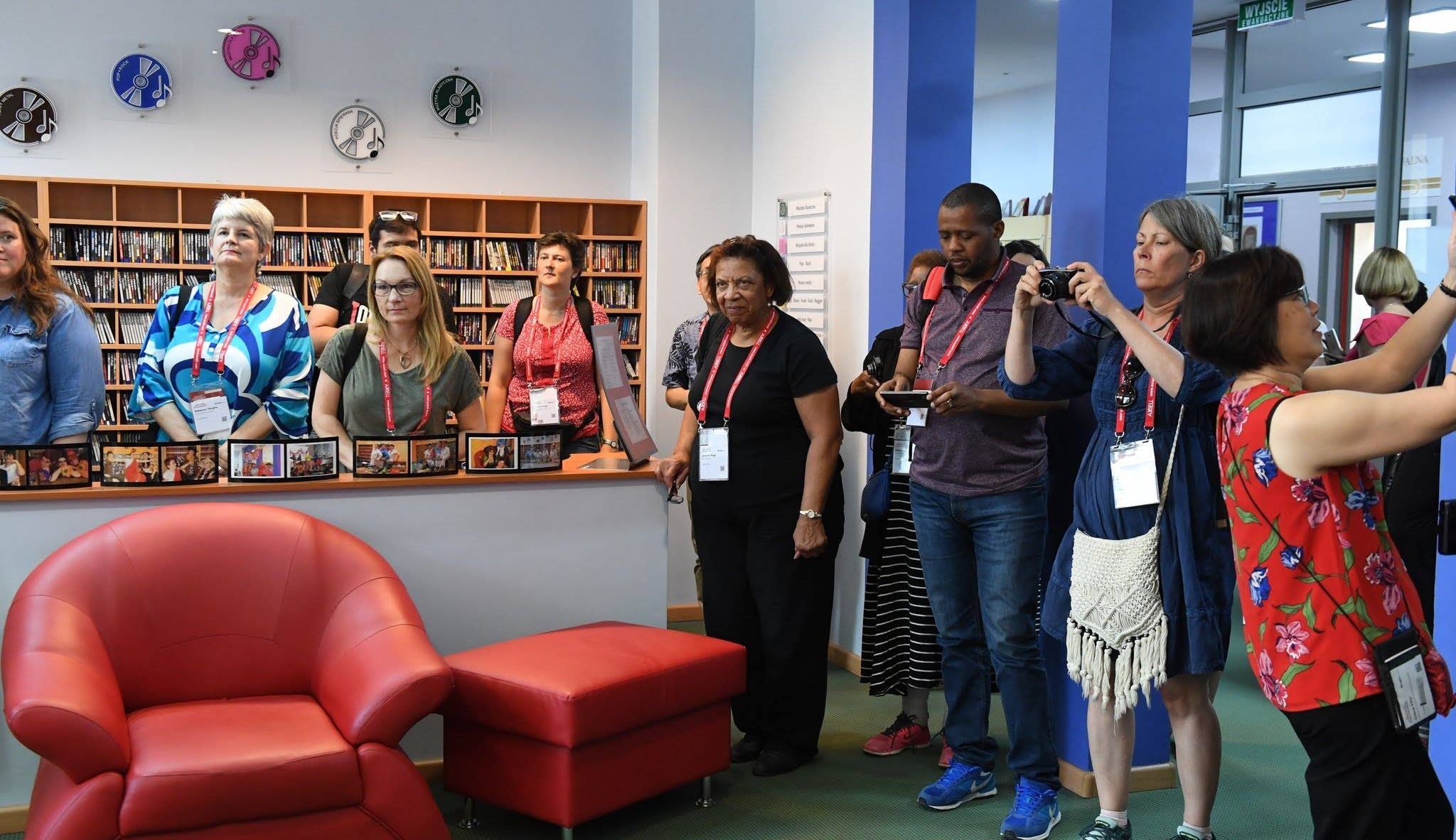 Polkowicka biblioteka spodobała się zagranicznym gościom