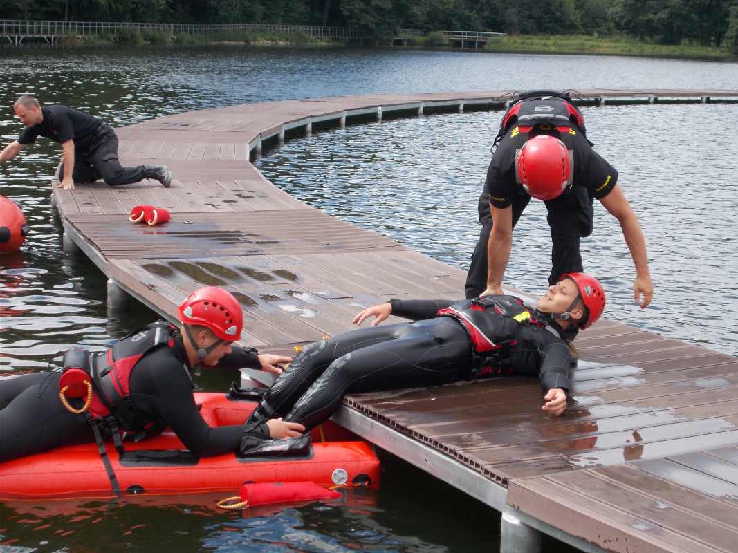 Ratowali topielca z zalewu (FOTO)