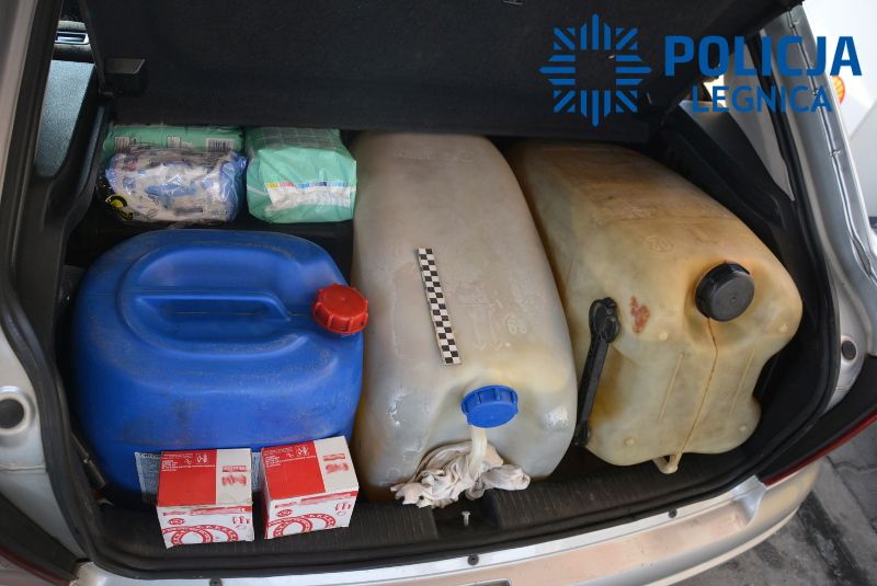 Złodziej paliwa przekombinował (WIDEO)