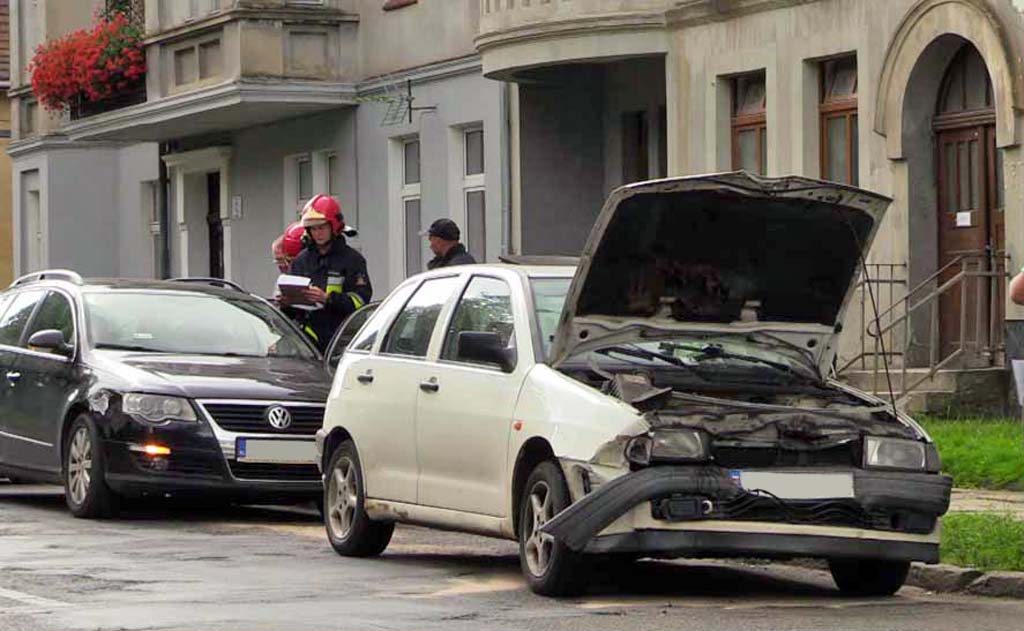Stłuczka na Kościuszki (WIDEO)