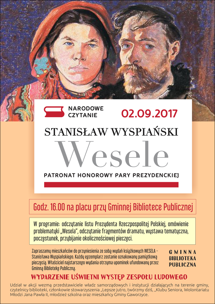 Sobota z „Weselem” Wyspiańskiego w powiecie polkowickim