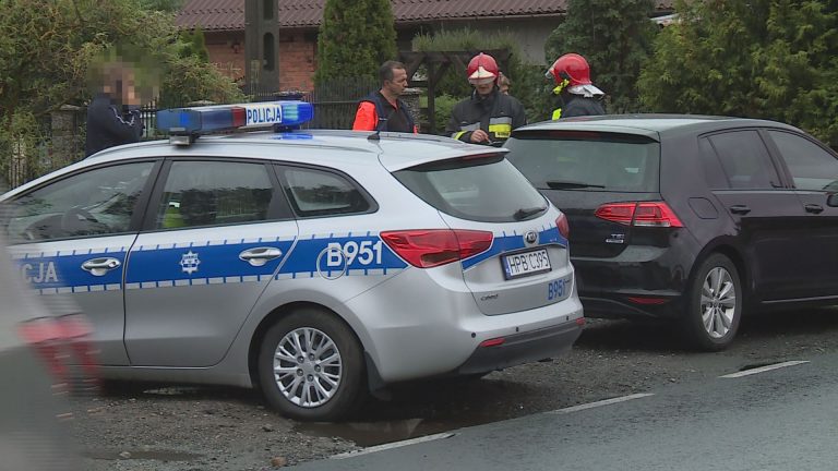 Zderzenie trzech pojazdów w Osieku (WIDEO)
