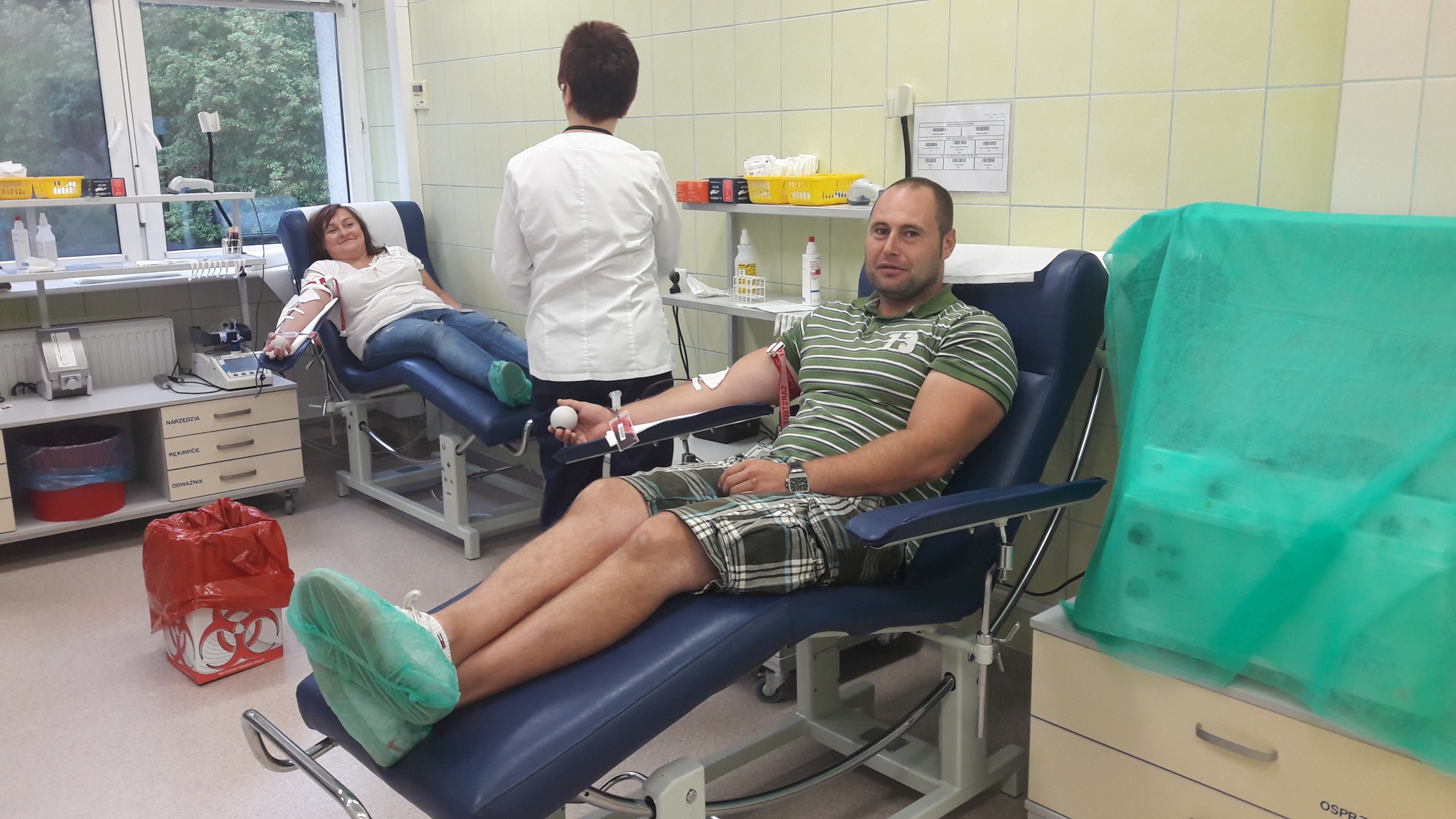 Przyjdź na komendę i podziel się krwią