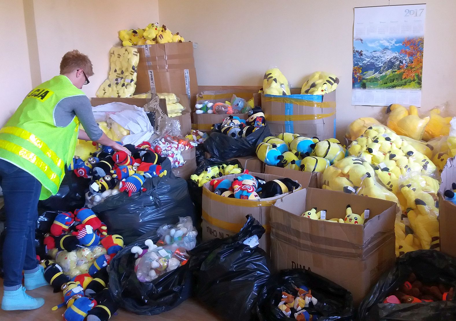 Podrabiane maskotki za 120 tys. zł