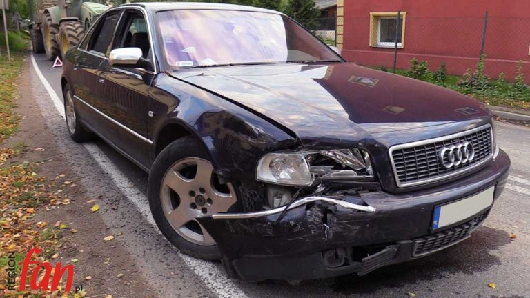 Stłuczka w Sichowie (WIDEO)