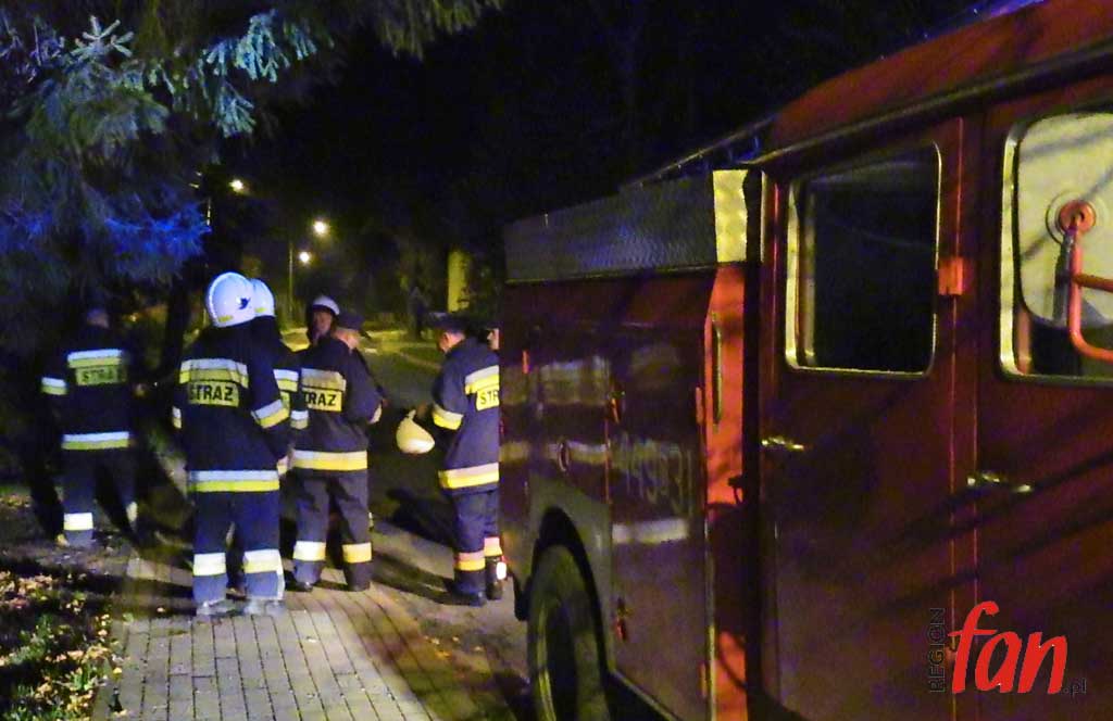 Pożar w sercu Męcinki (WIDEO)