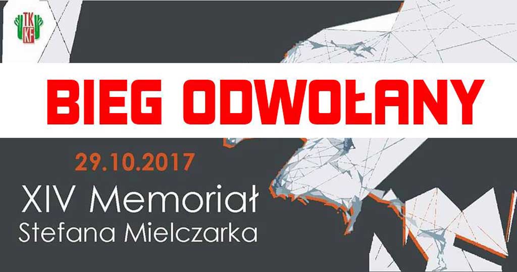 Biegowy memoriał odwołany!