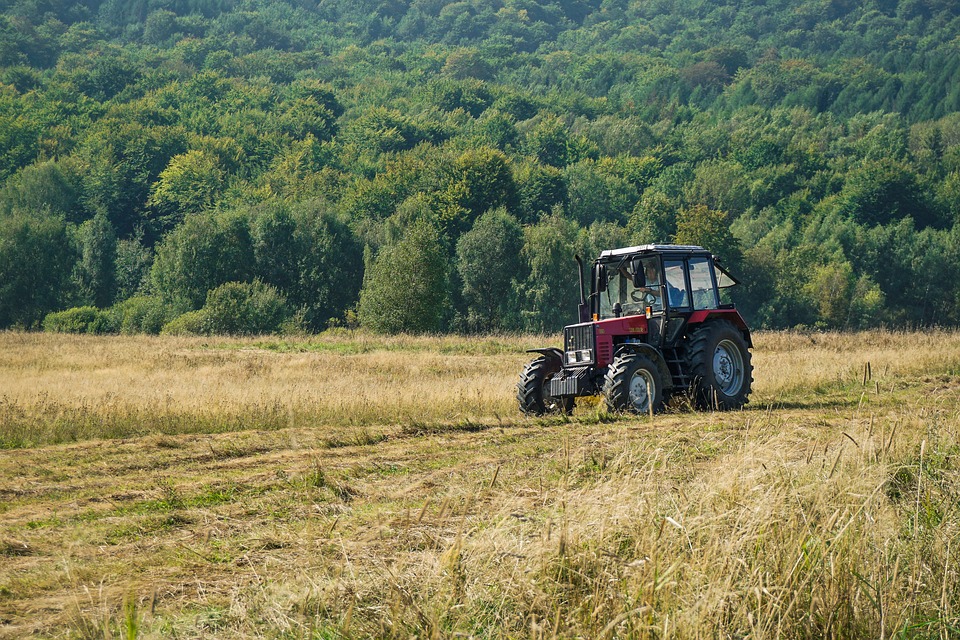 Nie powinien, ale pojechał traktorem do pracy
