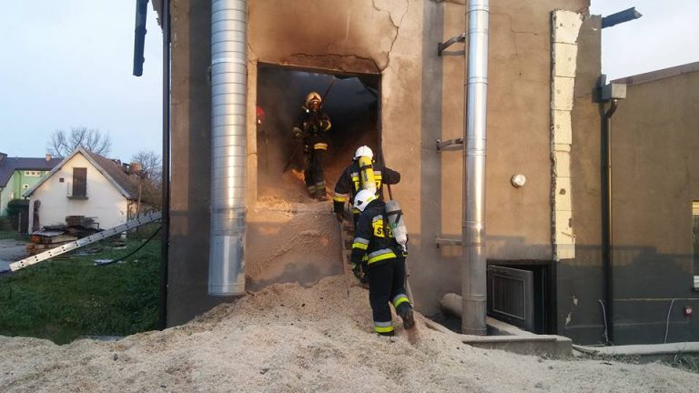Pożar stolarni w Wilkocinie. To podpalenie?