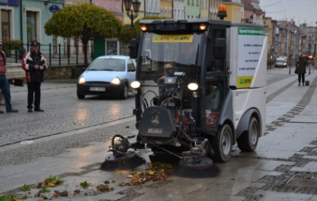 Pokaz sprzątania w centrum Złotoryi (FOTO)