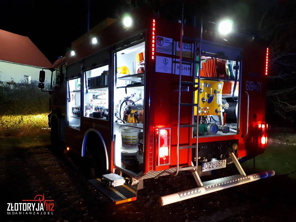 Złotoryjscy strażacy znowu w akcji