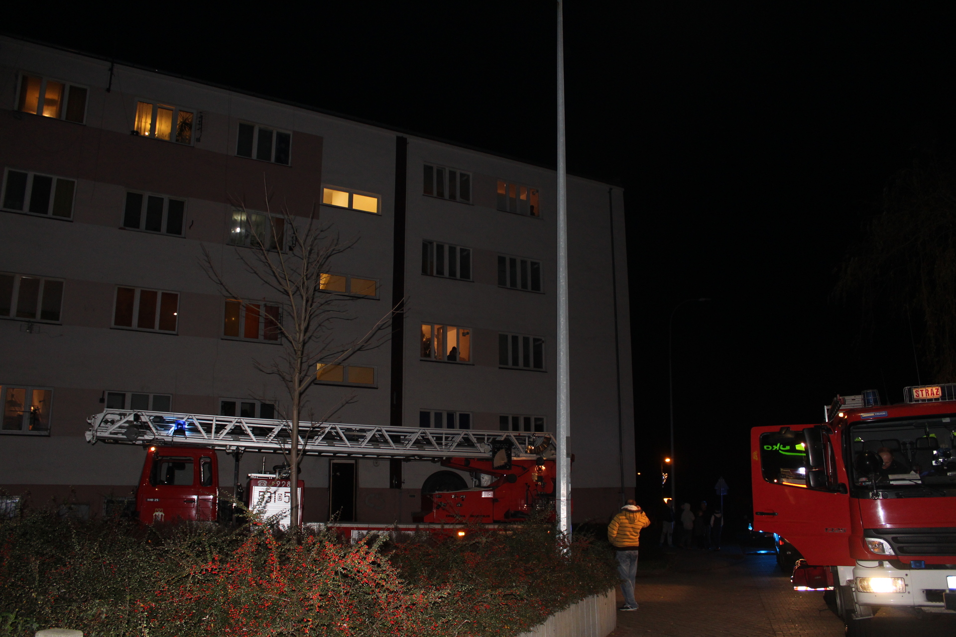 Ewakuacja 30 mieszkańców bloku w Polkowicach (AKTUALIZACJA)