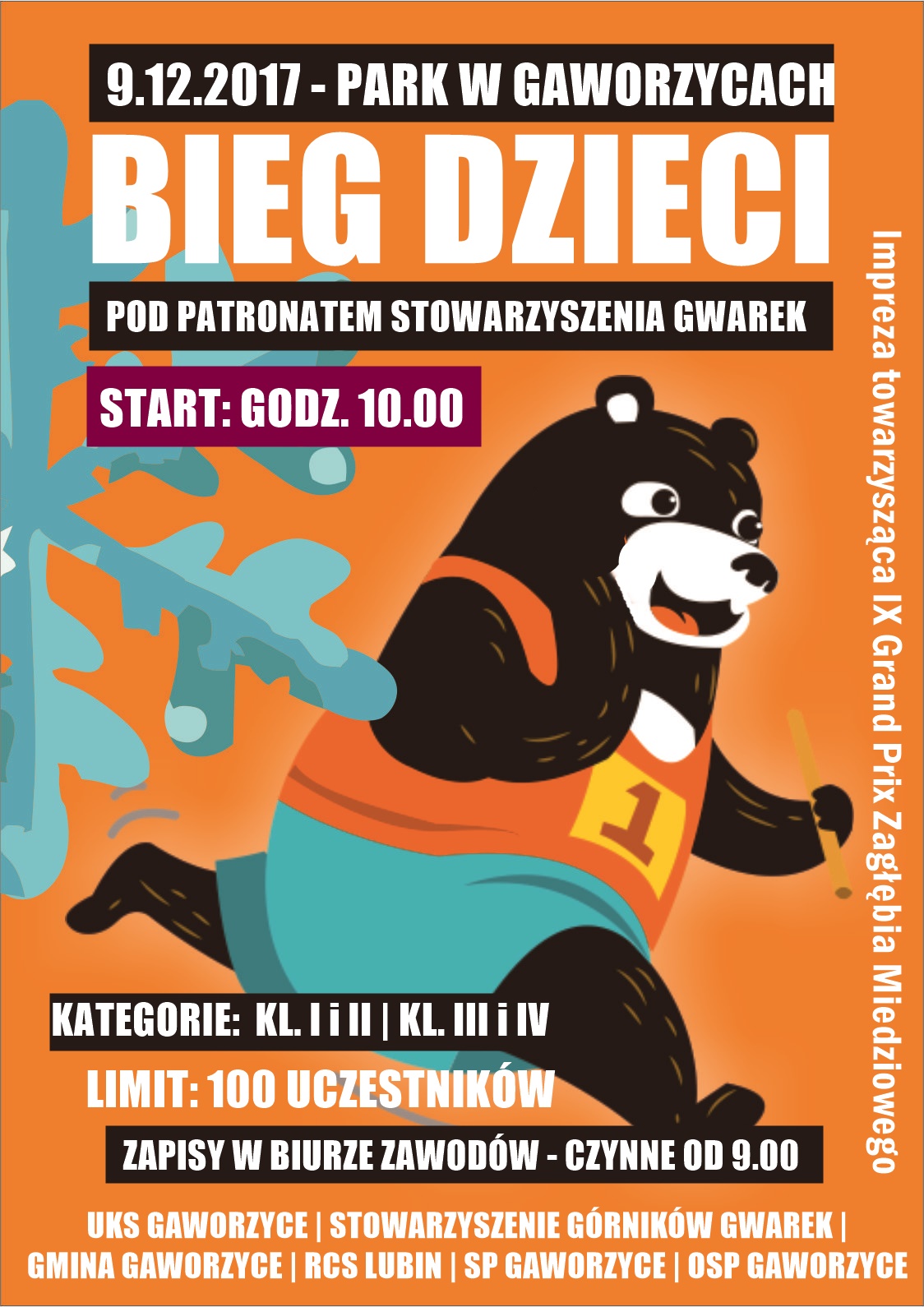 Bieg dla dzieci w Gaworzycach – z atrakcjami