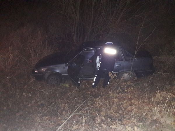 Był tak pijany, że wylądował w rowie