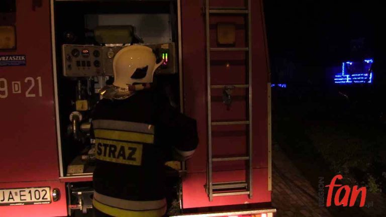 Nocny pożar w hali Borgersa